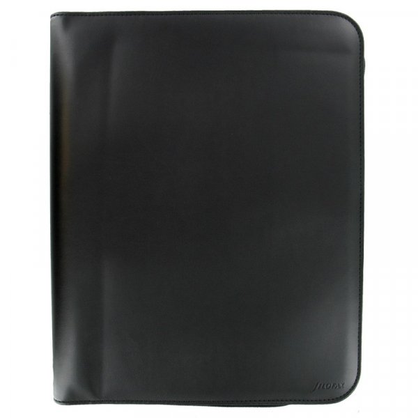 Konferencemappe Filofax Metropol - A4 Zip - Sort