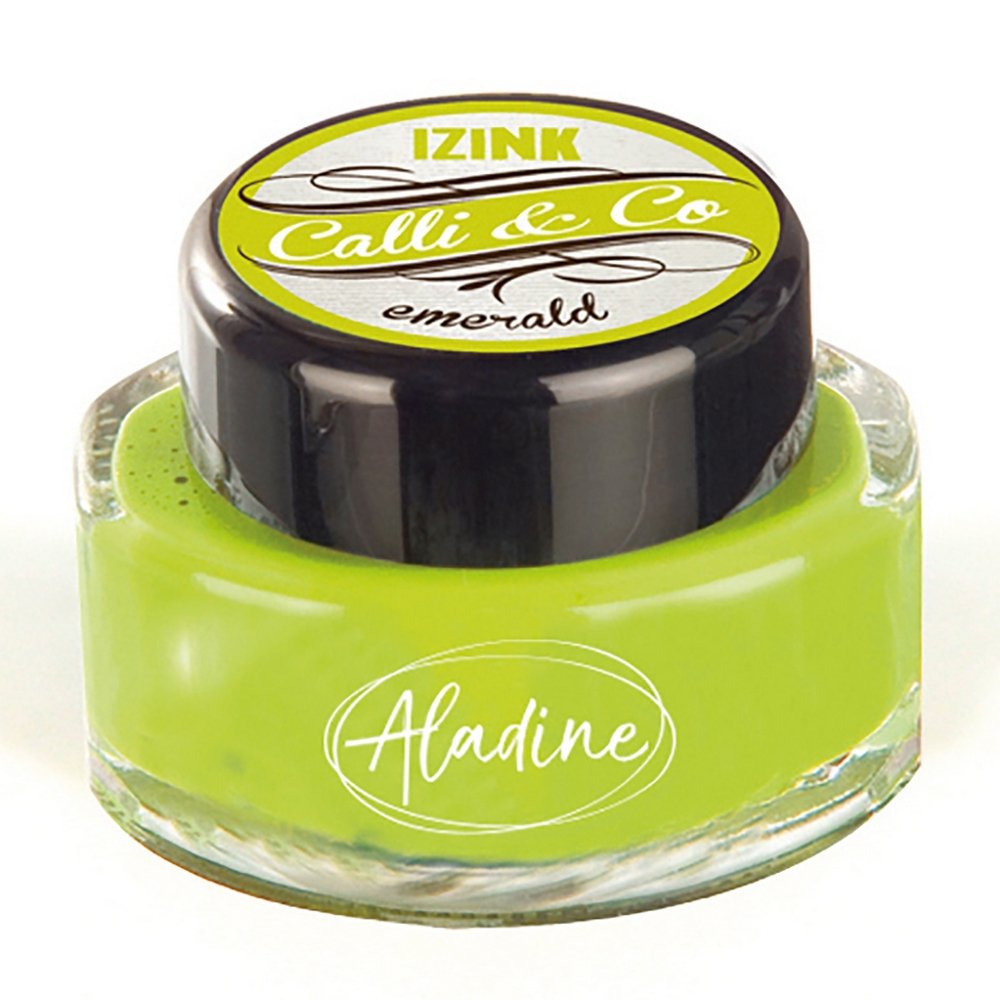 Kalligrafiblæk Calli & Co 15 ml - Emerald - Tusch & Blæk, Kunstnerfarver