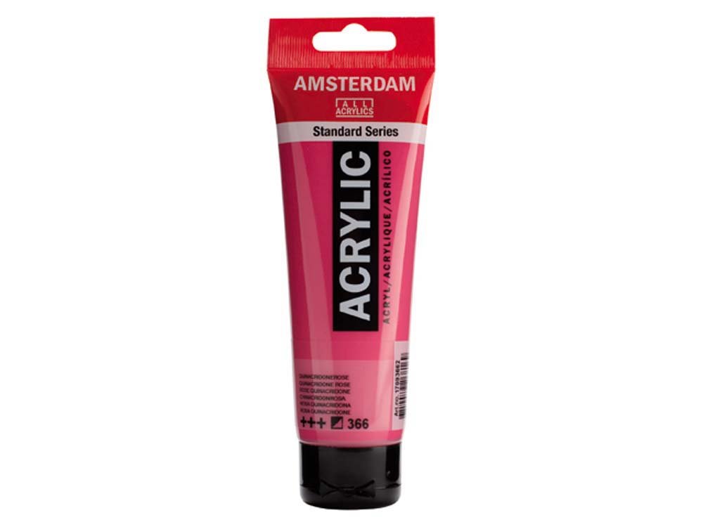 Amsterdam Akrylmaling 120 ml - Quinacridone Rose - Akrylfarver, Kunstnerfarver