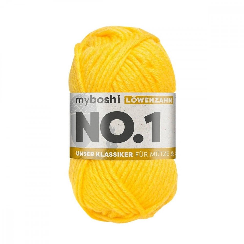 Myboshi No.1 - 50 g - Mælkebøtte - Myboshi garn, Garn, Strikke, hækle, knytte og væve