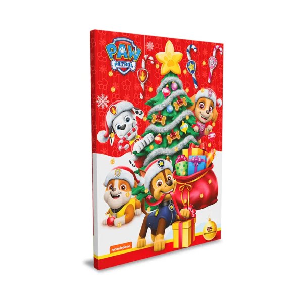 Adventskalender - Paw Patrol - Sjokolade - 24 plasser