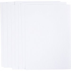 Vattenl�sliga Broderiark A5 Vit 8 ark