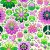 Blomsterpeace - grn/rosa