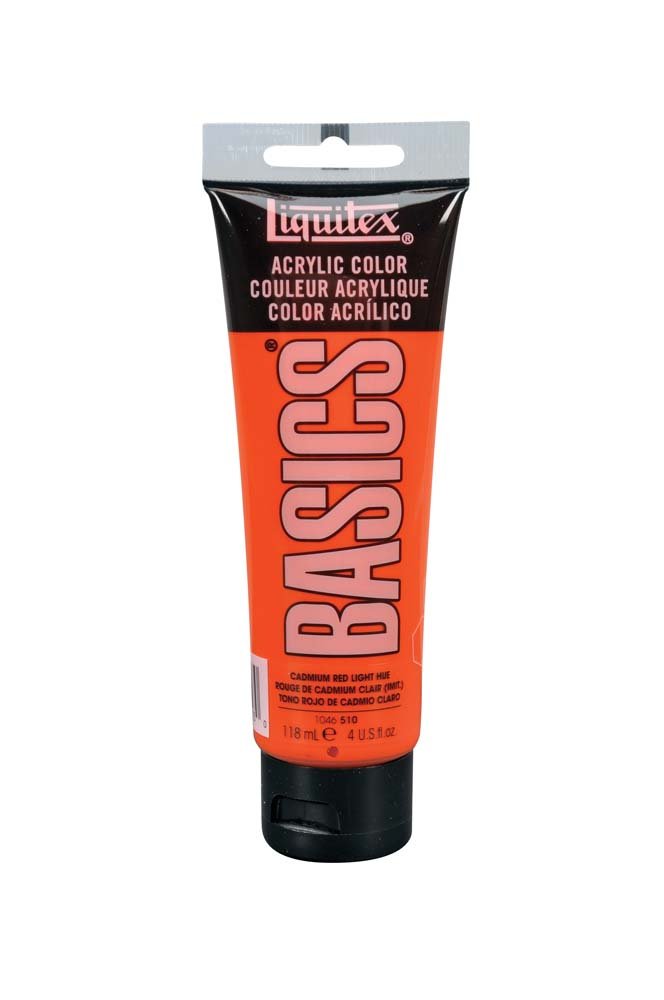 Akrylfärg Liquitex 118 ml - 510 Cadmium red light hue - Akrylfärger, Konstnärsfärger