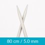 Rundstickor - Aluminium - 80cm 5.00mm / 31.5in US 8