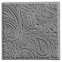 Texturmatta 90x90 mm - Paisley