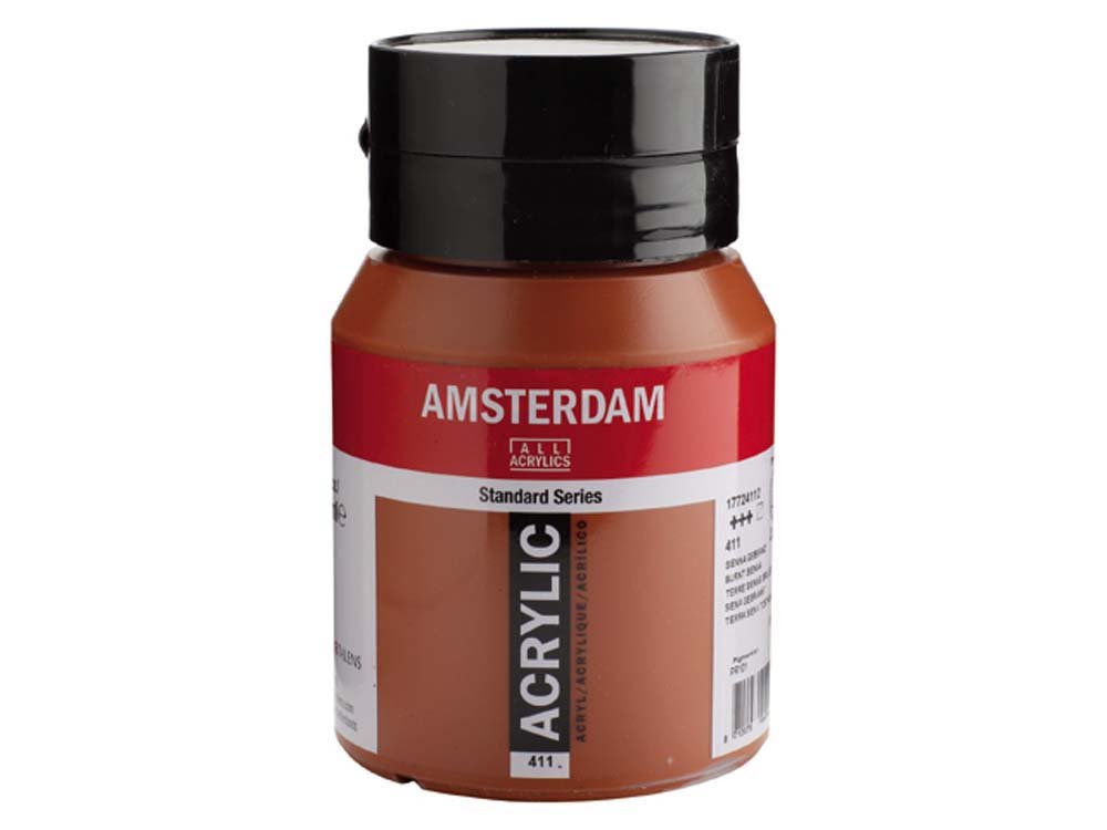 Amsterdam Akrylmaling 500 ml - Brun Sienna - Akrylfarver, Kunstnerfarver