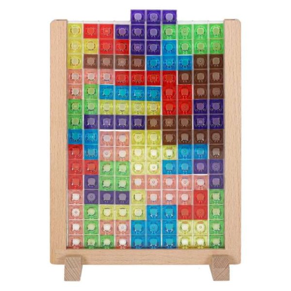 Logikspel stående blockpussel 24 x 18 cm - 42 delar Logikspel stående blockpussel 24 x 18 cm - 42 delar