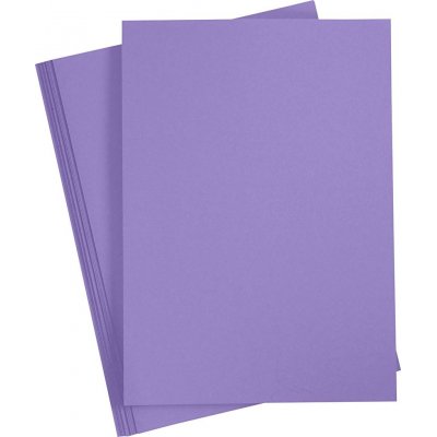 Farget papp - lilla - A4 - 180 g - 20 ark