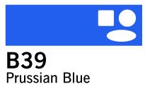 Copic Sketch - B39 - Prussian Blue - Copic Sketch, Copic-penne, Markers, Penne, Penne, kridt & tusch