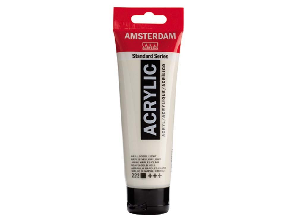 Amsterdam Akrylmaling 120 ml - Napoli Yellow Light - Akrylfarver, Kunstnerfarver