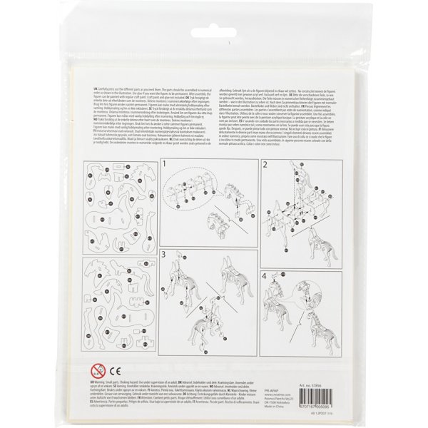 3D konstruktionsfigur - Häst 3D konstruktionsfigur - Häst