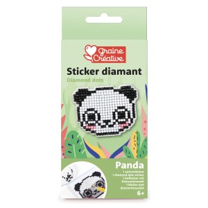 Diamond mosaic-kit med panda-sticker Diamond mosaic-kit med panda-sticker