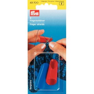 Fingerbeskyttelse, Plast, blandede farger 2 stk