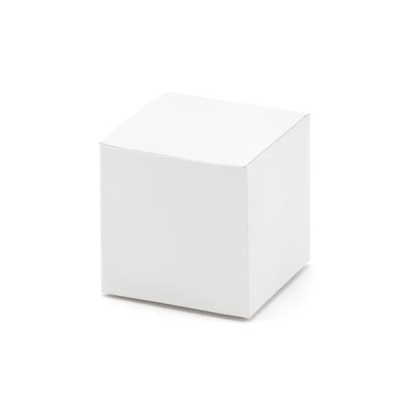 Firkantede gaveæsker 5 x 5 x 5 cm hvide - 10-pak Firkantede gaveæsker 5 x 5 x 5 cm hvide - 10-pak