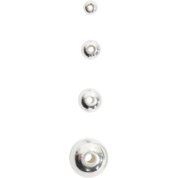Vaxpärlor 4 mm Silver 150 st Vaxpärlor 4 mm Silver 150 st
