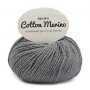 DROPS Cotton Merino Uni Colour garn - 50g - Mellangr (18)