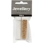 Rocaillepärlor 1,7 mm Vit 2 x 7 g Rocaillepärlor 1,7 mm Vit 2 x 7 g