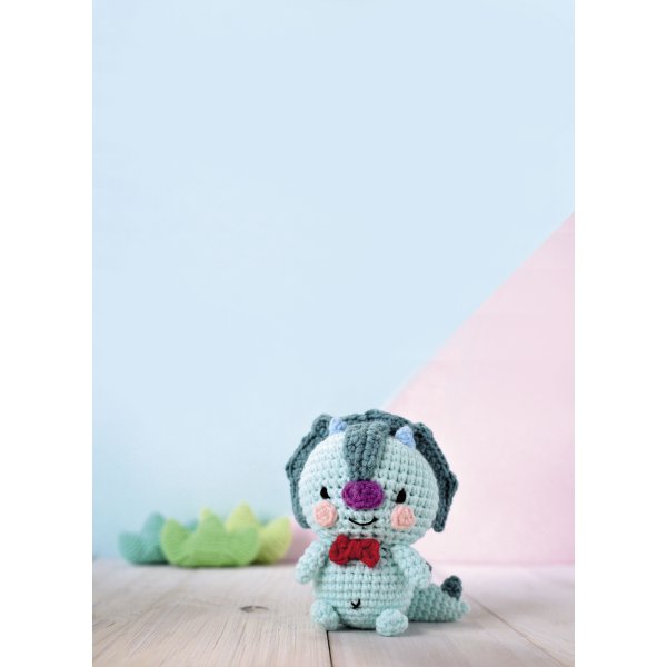 Amigurumi-kit dinosaurie mini Amigurumi-kit dinosaurie mini
