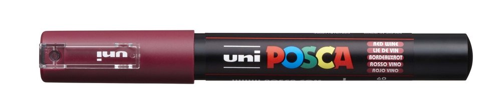 Uni Posca Marker PC-1MC - Red Wine (50) - Posca-penne, Markers, Penne, Penne, kridt & tusch