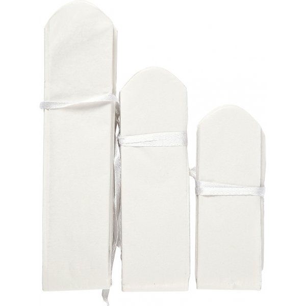 Papperspompomer - vit - 3 st Papperspompomer - vit - 3 st