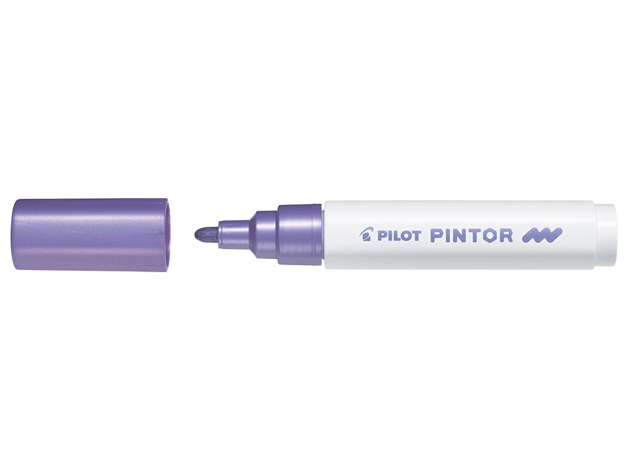Fiberpen Pilot Pintor - (Medium) - Metallic Violet - Fiberpenne, Penne, Penne, kridt & tusch