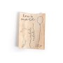 Broderikit f�r kl�der med 8 minimalistiska m�nster