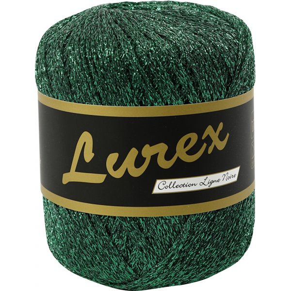 Lurex Garn - grön - 25 g Lurex Garn - grön - 25 g