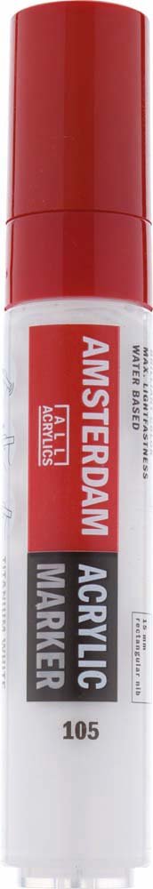 Amsterdam Marker 15 mm - Titanium White - Amsterdam Markers, Amsterdam, Markers, Penne, Penne, kridt & tusch