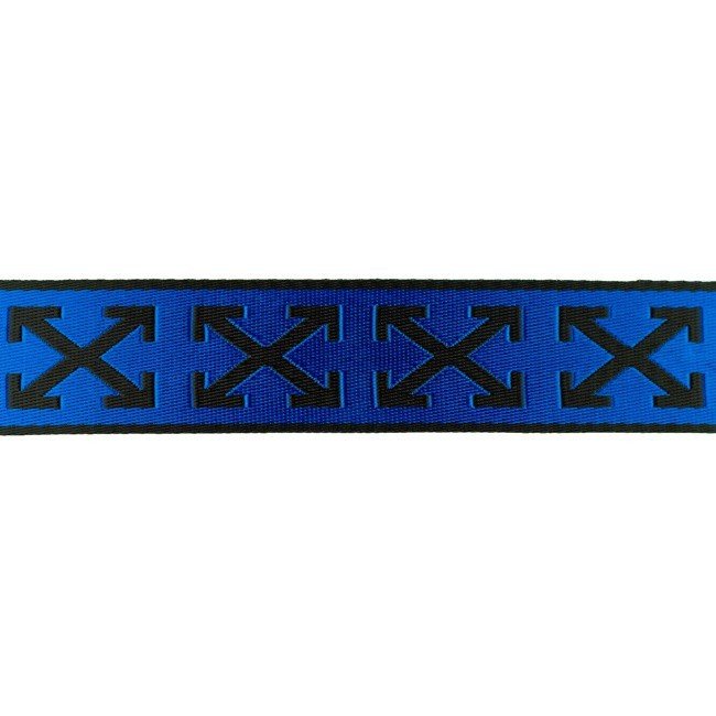 Bånd - Glitrende, kryds - Koboltblå - Dekorationsbånd - Øvrige, Bånd & dekorationsbånd, Tekstilbånd & snor