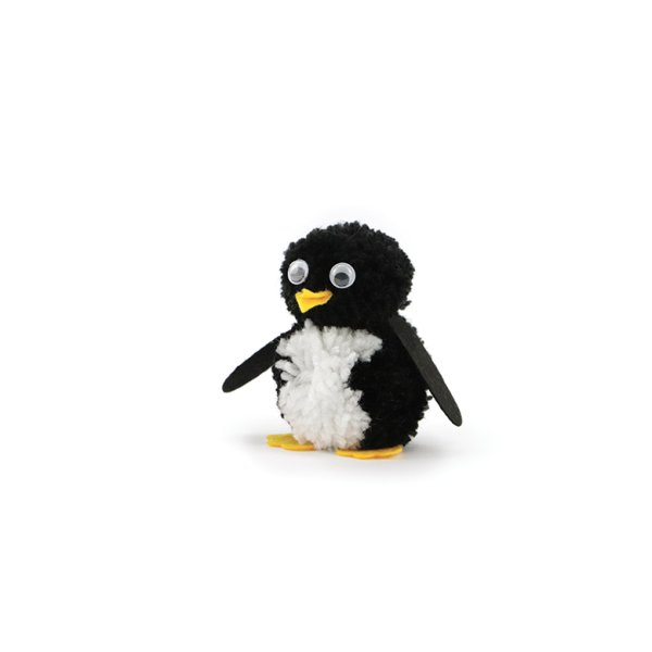 Gör-det-själv-kit för pompom-pingvin Gör-det-själv-kit för pompom-pingvin