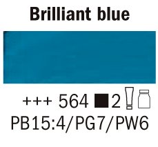 Rembrandt Akrylmaling 40 ml - Brillant blå - Akrylfarver, Kunstnerfarver