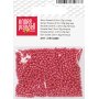 Bohemiska rocaillep�rlor 2,5 mm, 20 g, hallonr�d