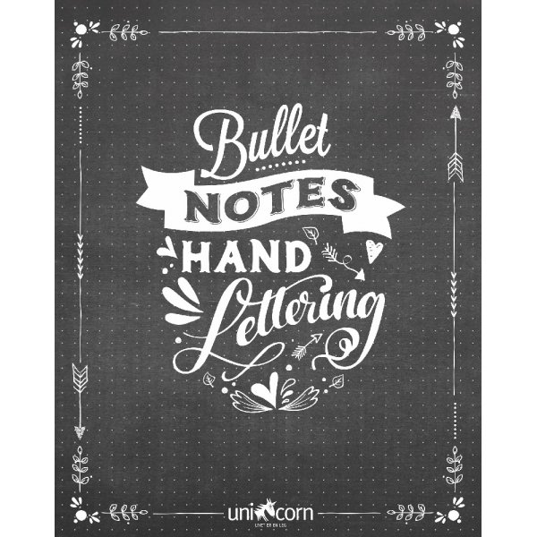 Bullet Notes - Handlettering