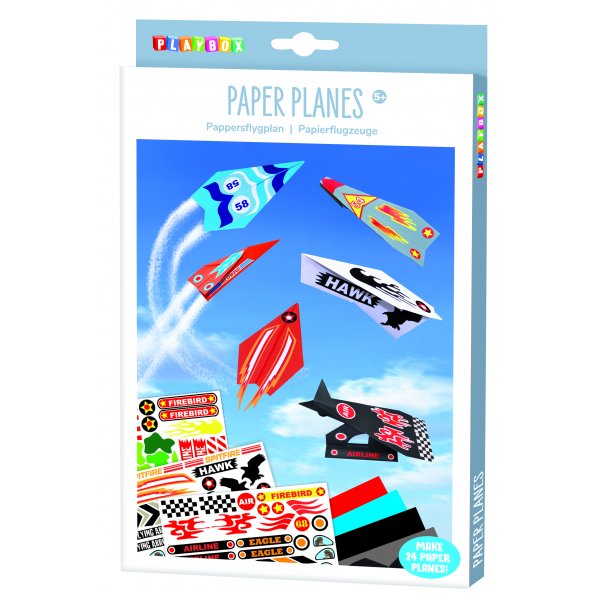 Pysselset pappersflyg