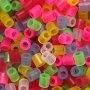 Rörpärlor NABBI 5x5 mm Transparenta färger 6000 st Rörpärlor NABBI 5x5 mm Transparenta färger 6000 st