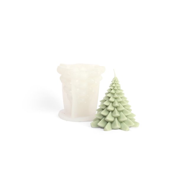 Ljusform i silikon - Gran Ø 8,4 cm Ljusform i silikon - Gran Ø 8,4 cm