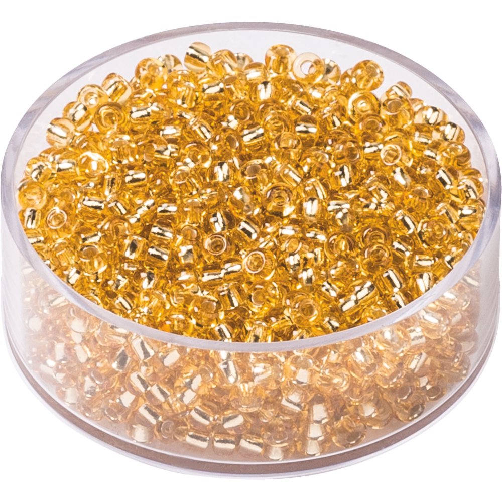 Boheme rocailleperler 2,5 mm 17 g - Topas - Blandinger af rocaillesperler, Rocaillesperler, Håndværk