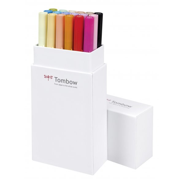 Tombow ABT dobbeltbørstepen Basic 2 18-pak Tombow ABT dobbeltbørstepen Basic 2 18-pak