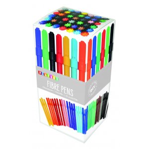 Fiberpennor - olika f�rger - smala -�42 st