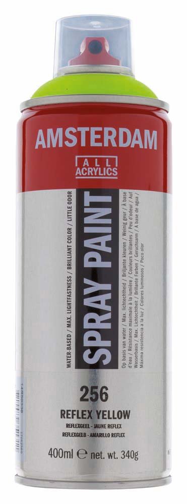 Amsterdam Spray 400 ml - Reflex Yellow - Spraydåser, Spraymaling, Hobbyfarve
