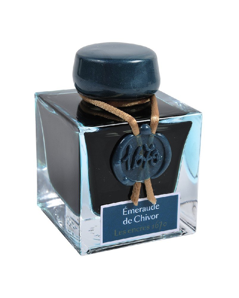 Blæk J.Herbin 1798 - Emerald chivor - Tusch & Blæk, Kunstnerfarver