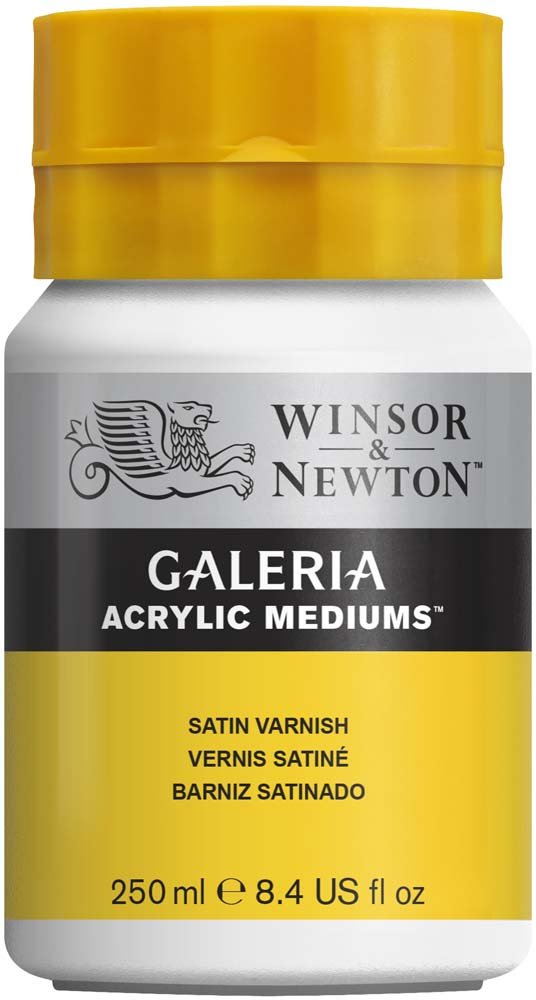 Akrylfernissa W&N Galeria - Sidenmatt 250 ml - Akrylfernissa, Hobbylack, Fernissa & målarmedier