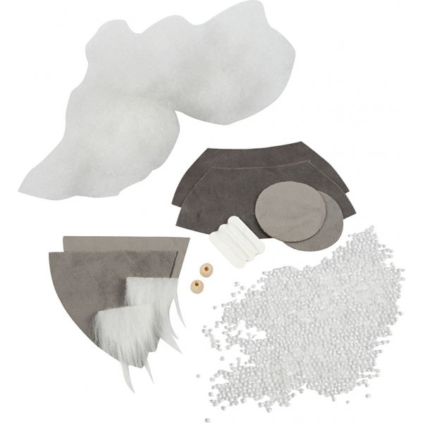 Mini DIY Kit - grå - Skandinavisk tomte Mini DIY Kit - grå - Skandinavisk tomte