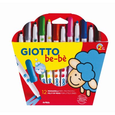 Tuschpennor Giotto be-b - 12-pack