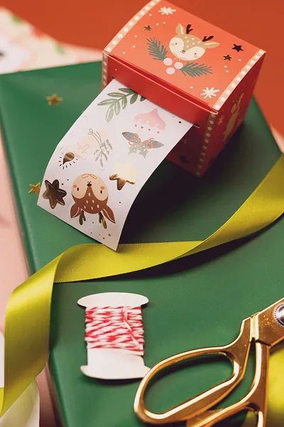Ministickers Merry Christmas mix - 52 stickers och 16 etiketter Ministickers Merry Christmas mix - 52 stickers och 16 etiketter