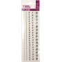 Strassremsor självhäftande vita 8 mm, 5-pack Strassremsor självhäftande vita 8 mm, 5-pack