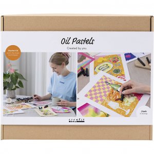 Start DIY Kit Oljepastell Illustration Mixade F�rger