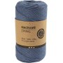 Makrame garn - bl - 2 mm - 198 m