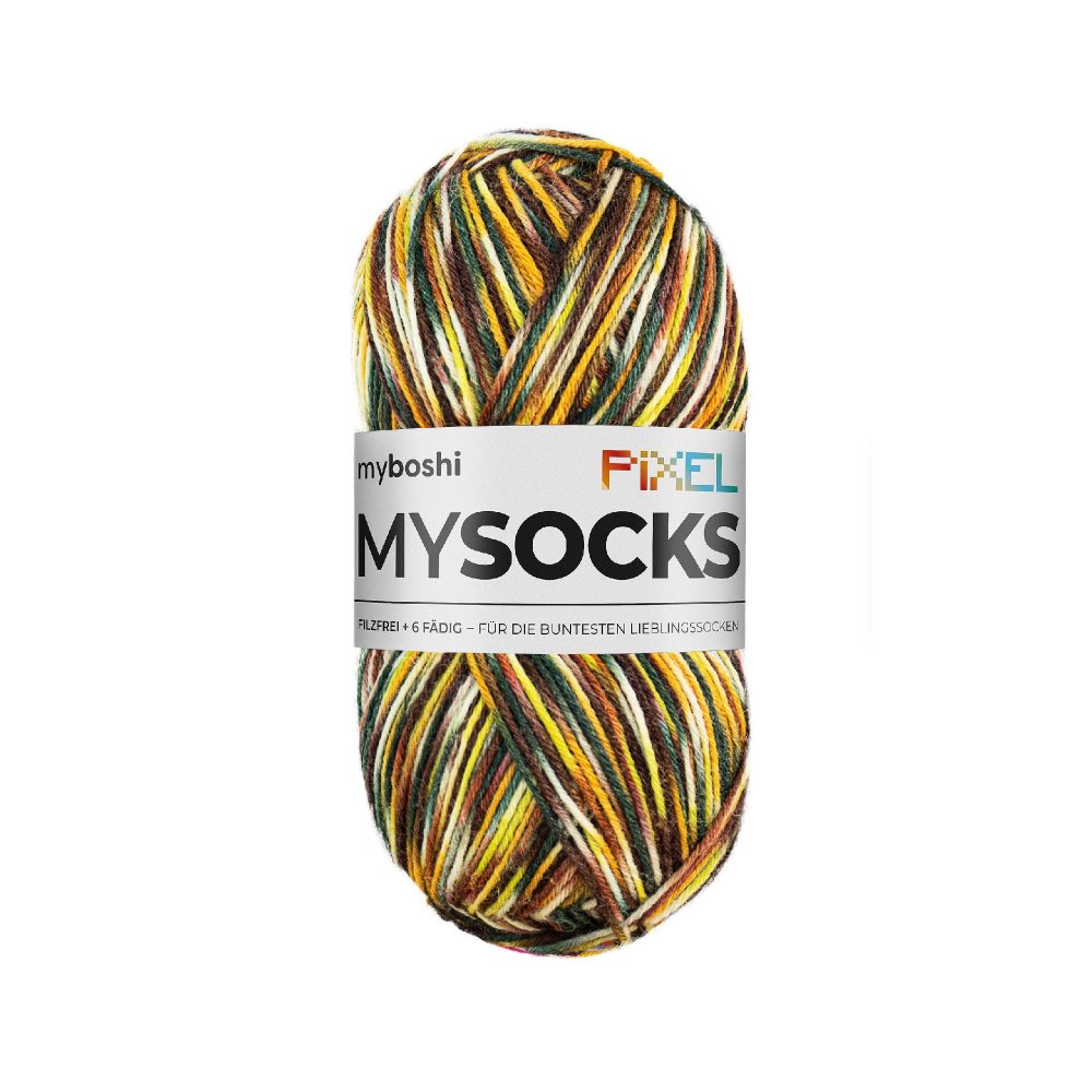 Myboshi Mysocks Pixel - 150 g - Genke - Myboshi Garn, Garn, Sticka & virka